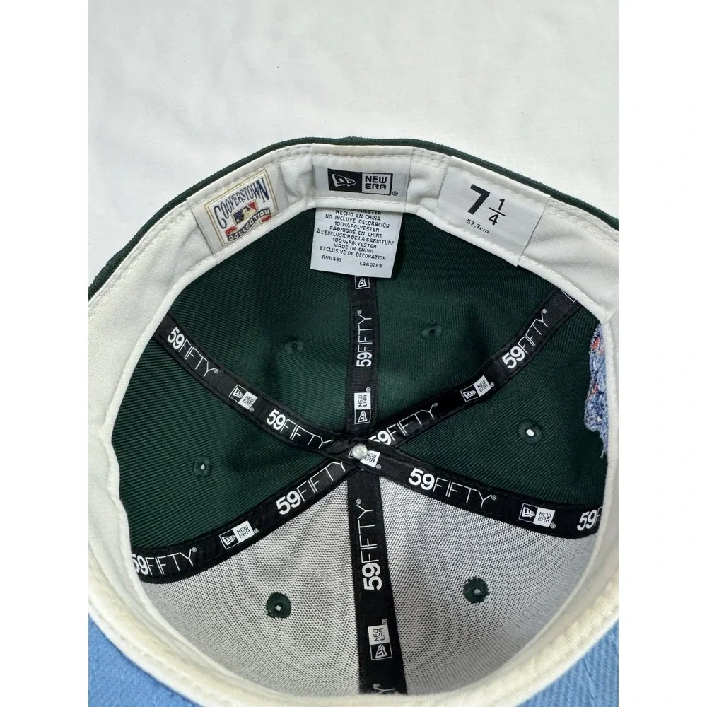 NEW‎ YORK YANKEES MLB NEW ERA 59FIFTY 1998 WORLD SERIES GREEN/BLUE SIZE 7 1/4